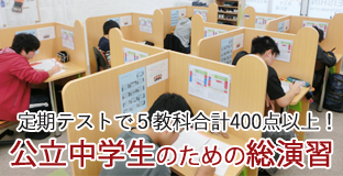 公立中学生のための学習プログラム(総演習)
